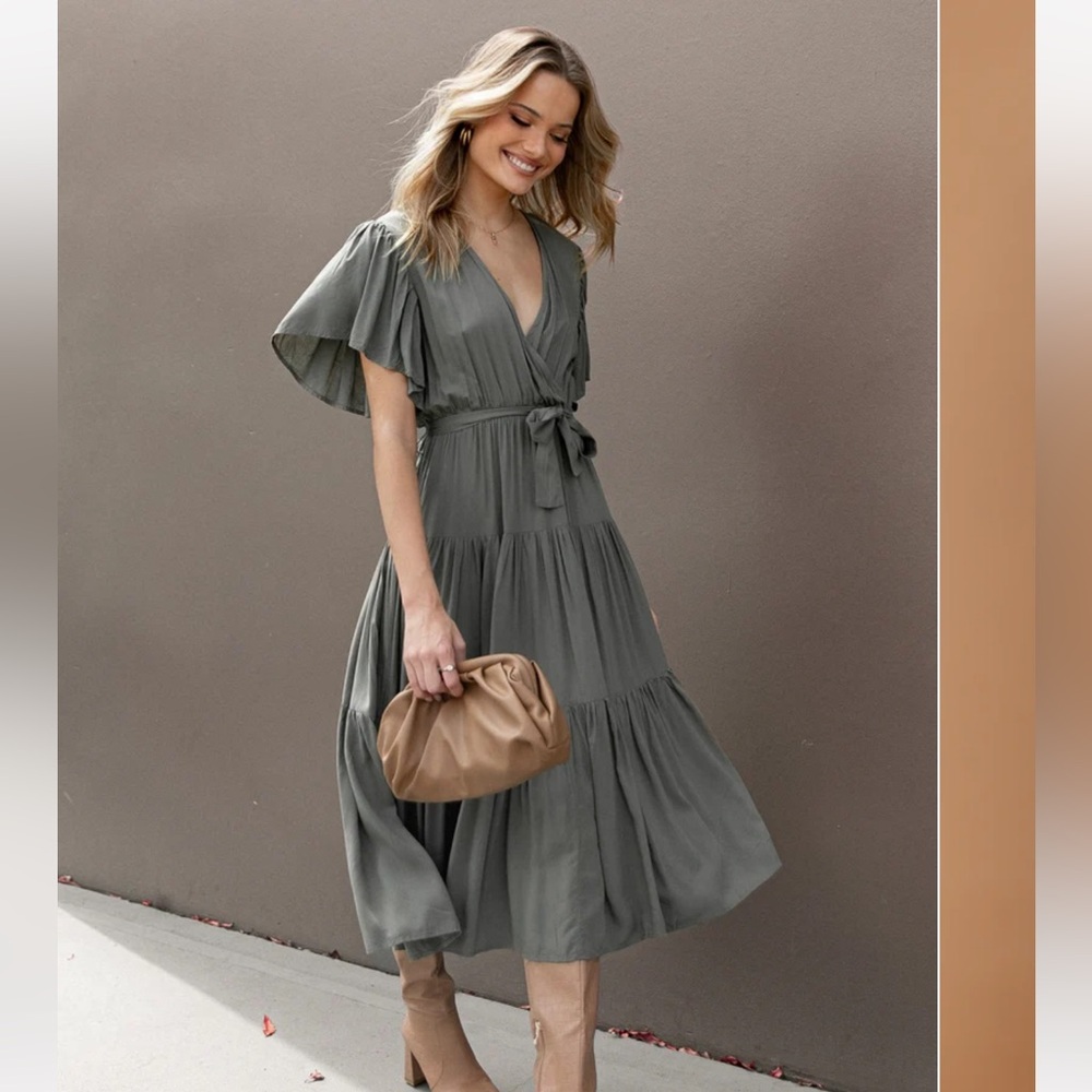 Petal and Pup Wrap Dress